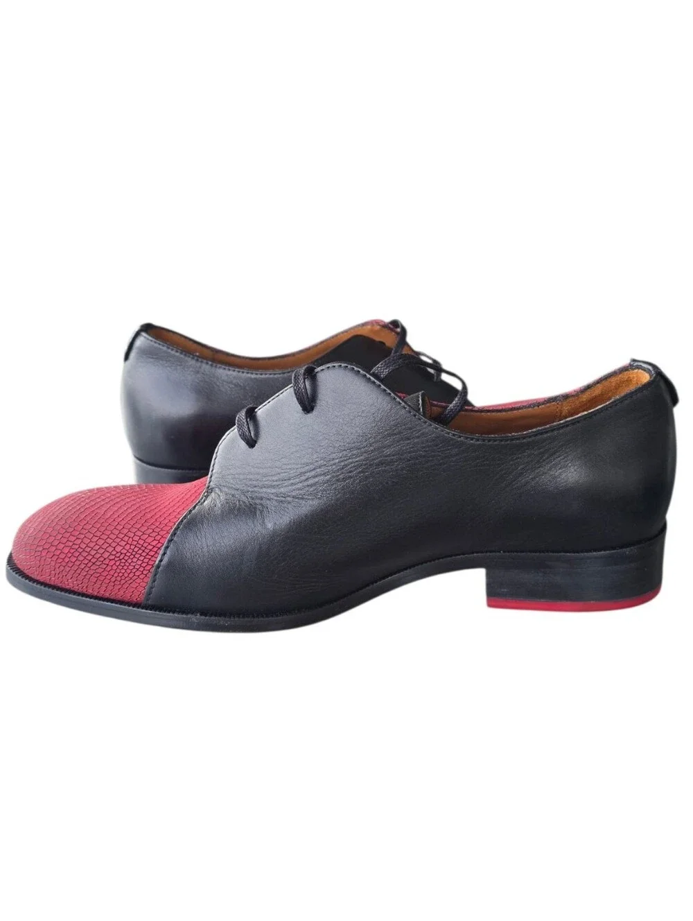 John Fluevog City Angels Manhattan Men’s Asymmetrical Derby Shoe Size 8